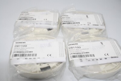 4 x Siemens DB110D Detektorsockel - Diode - konventionell - Standardempfindlichkeit - NEU