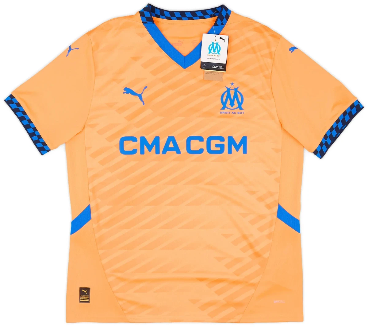 Maglia Olympique De Marseille Cisse Autografata No Match Worn Shirt
