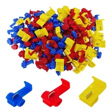 150PCS 2210 AWG Solderless Quick Splice Wire Connectors, SelfStripping Snap E...