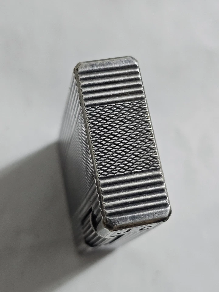 Magnifique Vintage Briquet St Dupont argent À Rechargé ! - Imagen 4 de 4