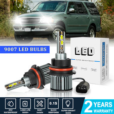 Per Ford Expedition 1997-2002 2x Lampadine LED Faro Alto Basso 6500K Bianco
