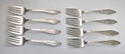 Towle MARY CHILTON ENGRAVED NO 1 -1912 Sterling Silver 6 1/4"  Salad Forks -248g