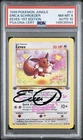 Pokémon TCG 1st Edition 1999 Jungle Eevee Signed by Erica Schroeder