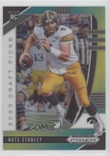 2020 Panini Prizm Draft Picks Rookies Green & Yellow /249 Nate Stanley #144 00gy