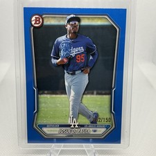 2026 Bowman #BP-83 Josue De Paula Dodgers Paper Prospect Blue Border/150