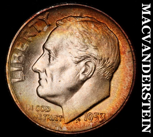 1955-S Silver Roosevelt Dime-Choice Gem BU Lustrous No Reserve #i4538