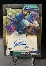 Marketplace image: 2026 Topps Finest - Finest Autographs Tristan Peters 1/1 Superfractor.