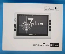 Zoomax Snow 7" HD Plus Portable Video Magnifier EM-RV7P With Text-To-Speech