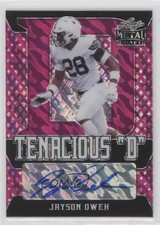 2021 Leaf Metal Draft Tenacious D Pink Marble 17/25 Odafe Oweh Jayson Auto 0pm3
