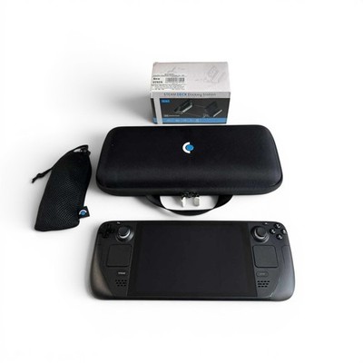Steam Deck LCD 512GB + 10 in 1 Dock Brand New + Case Tested & Ready