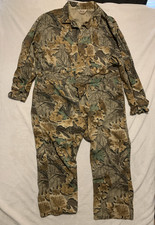 Walls Camo Coveralls Mens XL Zip Snap unlined Hunting Realtree Advantage Hunting