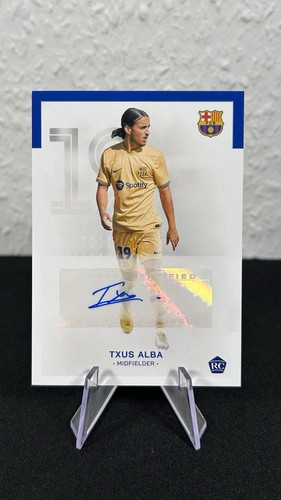 2022-23 TOPPS FC Barcelona Official Team Set Soccer Txus Alba Auto Rookie Barca