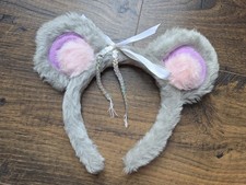 Furry Gray Mouse Animal Ears Halloween Costume