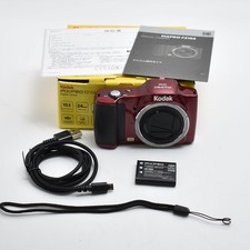 Kodak PIXPRO FZ152BK Compact Digital Camera Red Tested Excellent Condition
