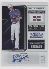 2018 Contenders Draft Picks Playoff Ticket 5/15 Frankely Hurtado #4 Auto 11pj