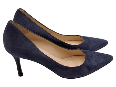 L.K. Bennett Escarpins Femme Bleu Daim Élégant (EU 38.5) - Photo 1/4