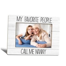 My Favorite People Call Me Nanny Picture Frame, Mother's Day Gifts for Nanny