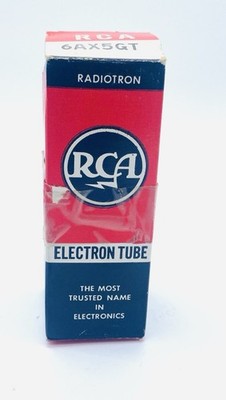 Vintage 6AX5GT/ 32R18-R RCA Electron Tube Radiotron E5