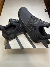 adidas Lite Racer Adapt 7.0 Black Size 13 Wide BRAND NEW DAMAGED BOX