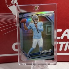 Panini Prizm 2025 Rookie Cam Ward Tennessee Titans NFL #352 true silver! NFL