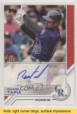 2017 Topps Salute Series 2 Rookie Red 5/10 Raimel Tapia #TSA-RTA Auto READ 3e3