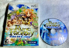 Rune Factory - Tides of Destiny (Nintendo Wii) RPG game classic wii u Rare!