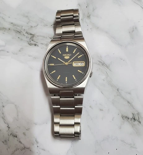 Seiko SKXL45 1992 Black Sunburst Dial Retro Ultra Rare Vintage Automatic JDM SS