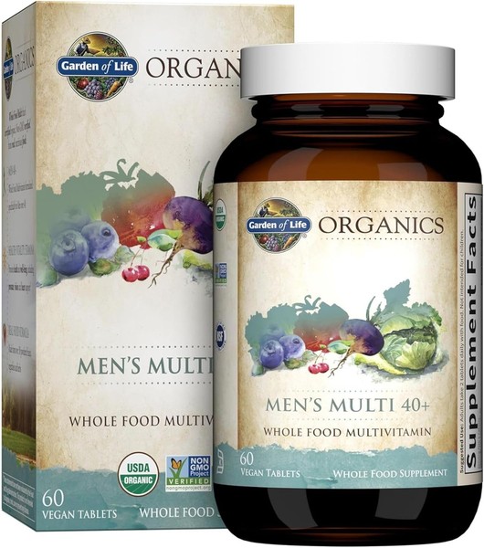 Garden Of Life, Mykind Men's Multi 40+ Vitamine 60 Veg. Tabletten Super Preis-image