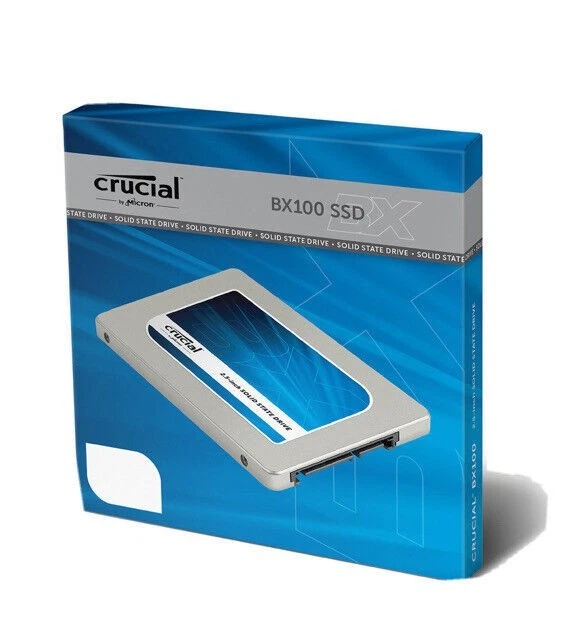 Crucial BX100 250GB Internal 6.35 cm 2.5" (CT250BX100SSD1) SSD Hard Drive - Image 2 of 3