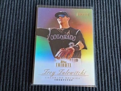 2012 TOPPS TRIBUTE #82 TROY TULOWITZKI *BRONZE #264/299*  ROCKIES