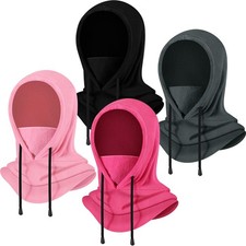 4 Pcs Winter Balaclava Ski for Men Women Fleece Hat Balaclava Warm Face Cover...