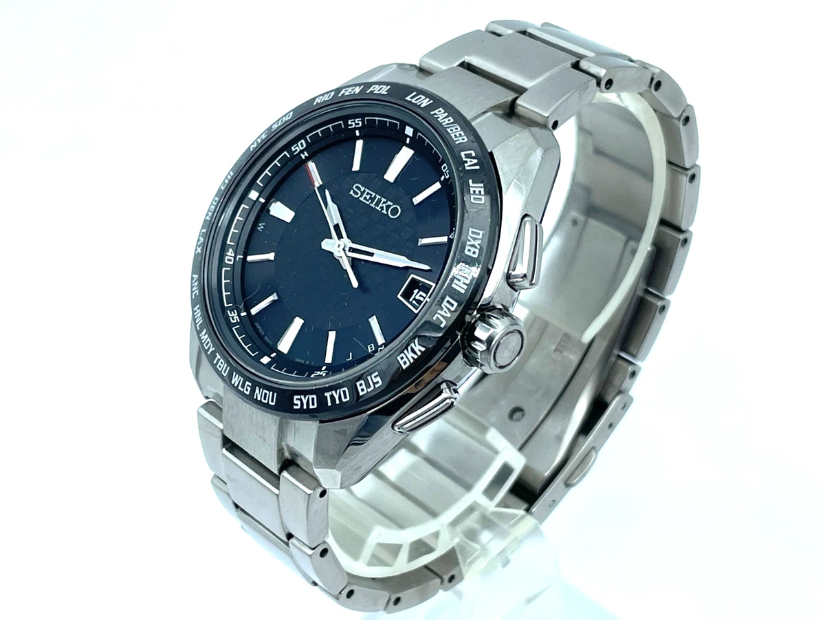Reloj Solar SEIKO Brightz Radio Control Onda Zafiro Titanio Blanco 7B27-0AC0