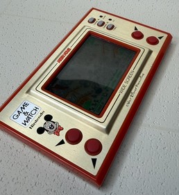 Nintendo Game & Watch Mickey Mouse MC-25 Wide Screen Boxed w/ Manual Japan