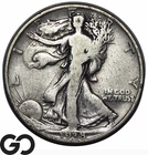 1938-D Walking Liberty Half Dollar, TOugh Better Date