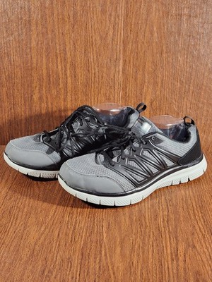 Skechers Flex Advantage Sneakers Men's Size 10 Gray Black 58353W