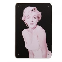 Vintage Metallschild Spruch Antik 20X30Cm Marylin Monroe Shabby Chic Deko Retro