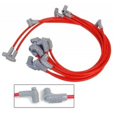 Msd 31359 Red Spark Plug Wire Set For Chevy Small Block 350 Hei Boots