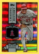 2013 Topps Chasing History Holofoil CH-64 Mike Trout --- *FREE SHIPPING*