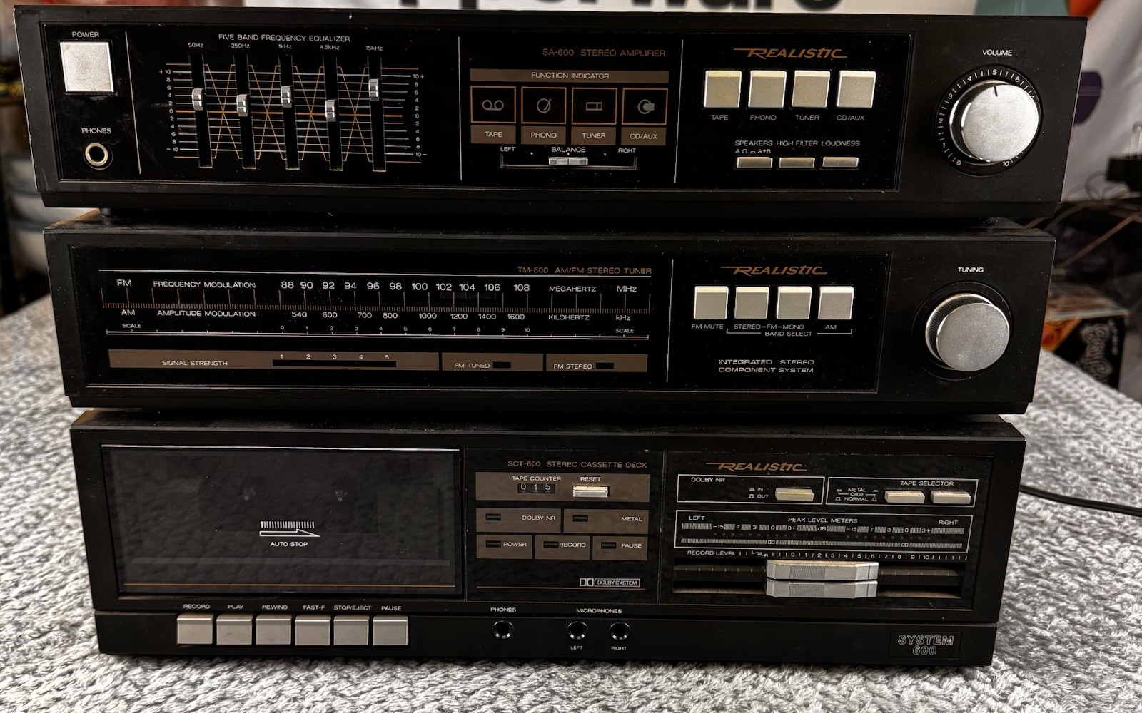 - Sa-600 Amp 70w, + 600 Tape & Tuner- Working