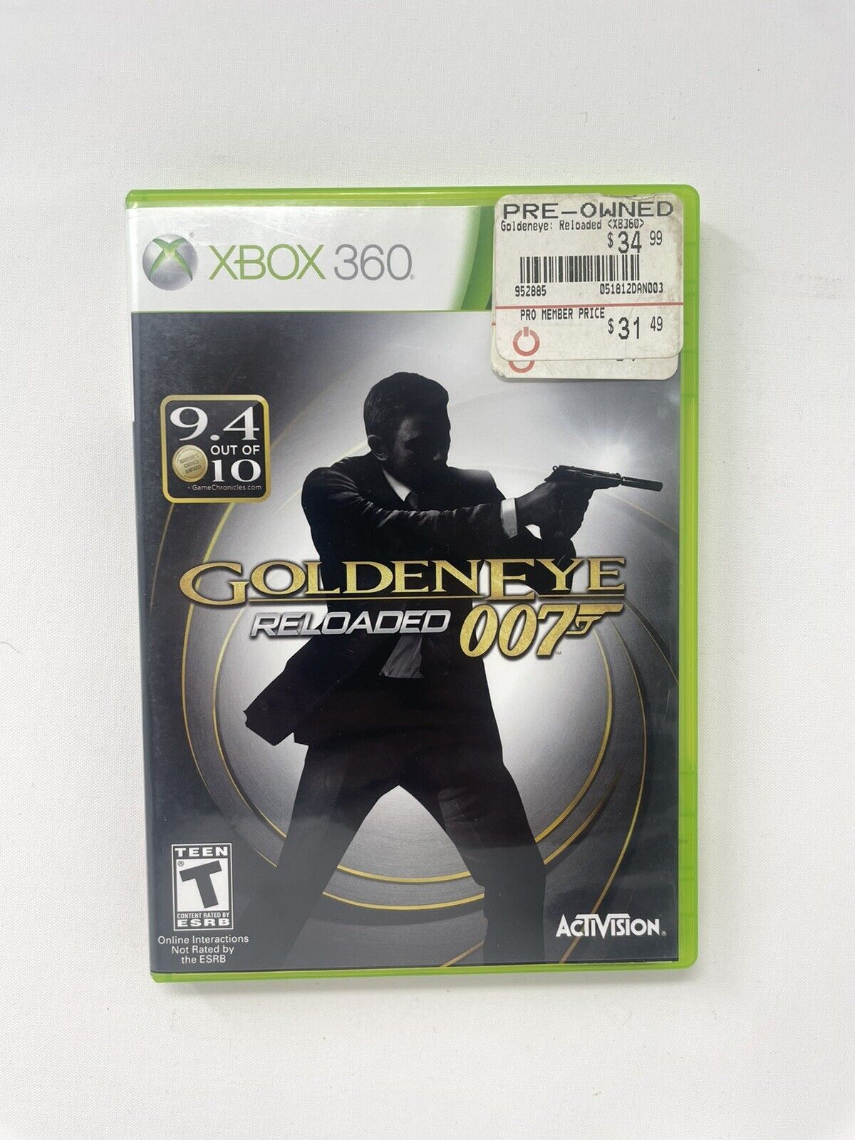 GoldenEye 007 Reloaded Xbox 360 CIB Complete Tested & Working