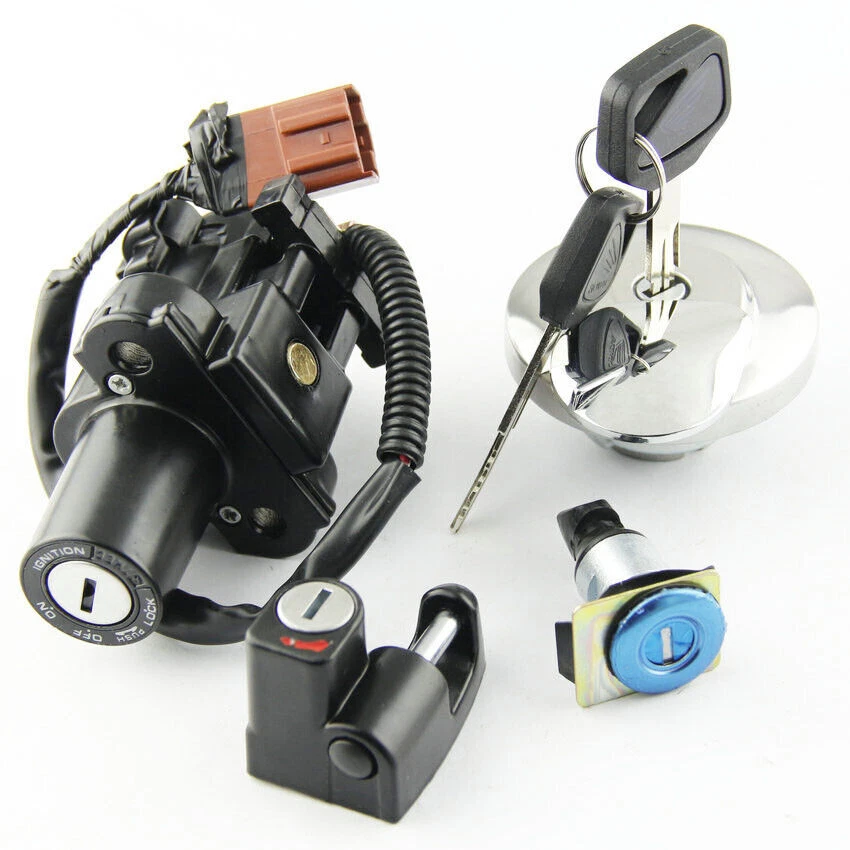Juego de bloqueo de interruptor de llave de encendido para Honda CB400SS Foto 2 de 4