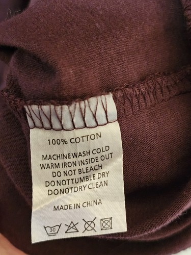 Dickies Maroon Cotton Singlet Size 4XL Free Postage - Picture 6 of 9
