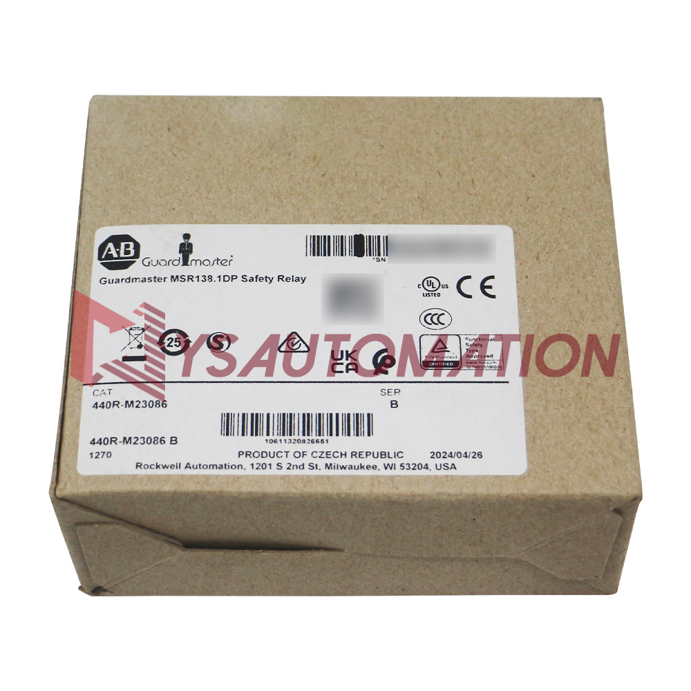 NEW Allen Bradley Guardmaster 440R-M23086 MSR138.1DP Safety Relay FAST SHIPPING