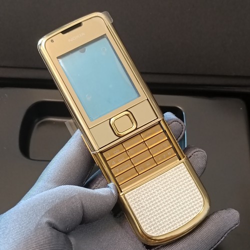 RARE LUXURY NEW Nokia 8800 Gold Arte Diamonds Edition Parts Housing Covers Cases - 第 1/13 張圖片