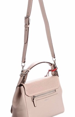 COACH LEGACY PERFORATED LEATHER ROMY CONVERTIBLE TOP HANDLE BAG