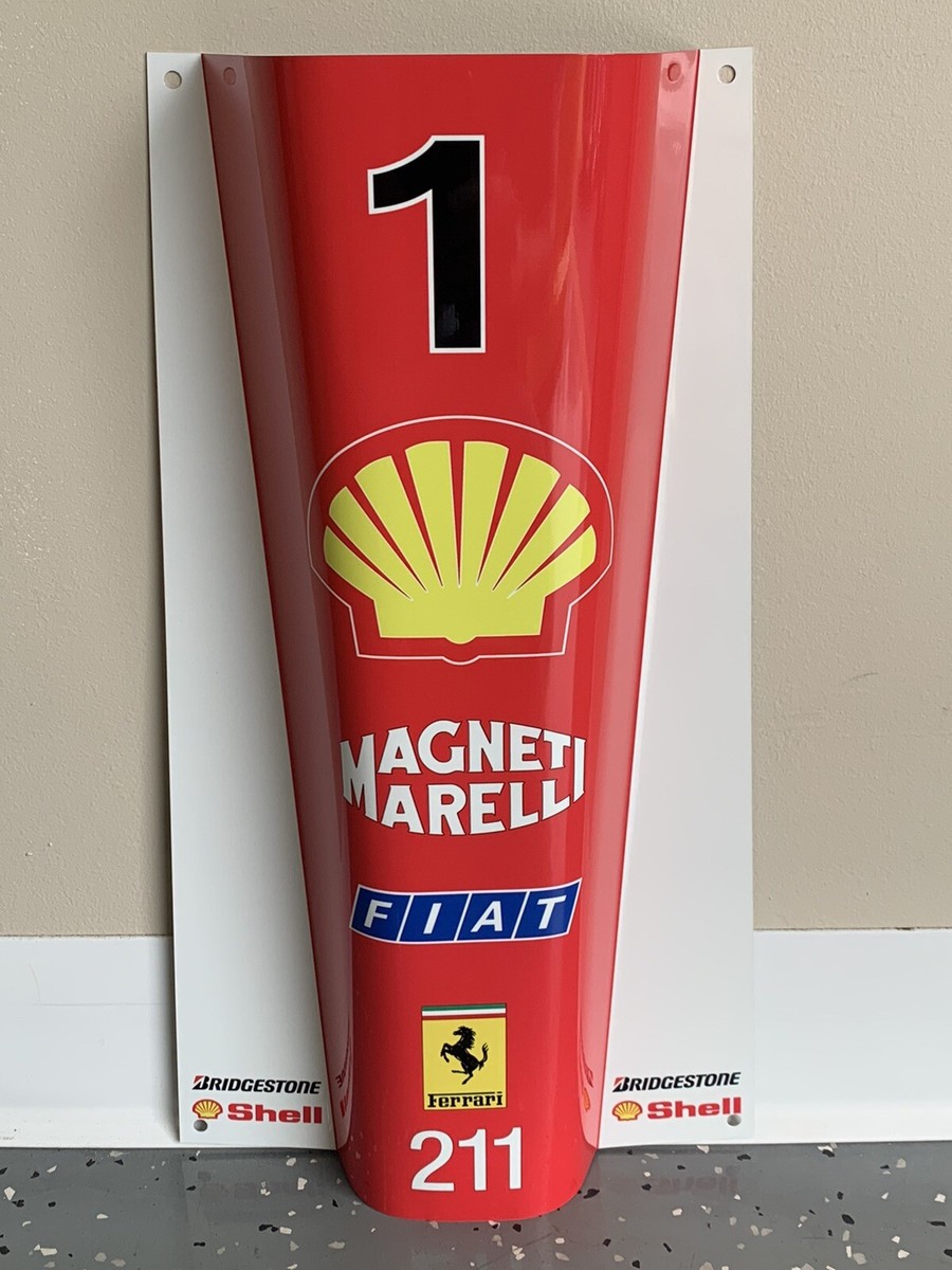 WOW!! Michael Schumacher FORMULA 1 F1 sign Race Car nose Style