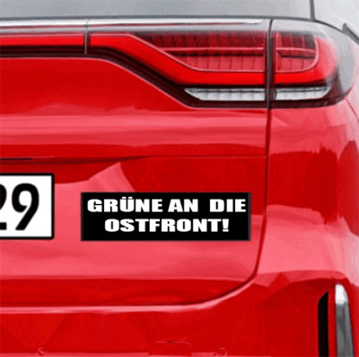 Car Magnet Various Motifs Protest Monday Demo Angry Citizen Crisis 30x10 cm Anger Winter