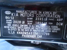 BLOWER MOTOR FITS 12-16 RIO 35630