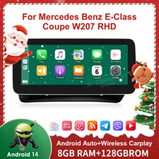For Mercedes A207 C207 W207 NTG4 10.25" Touchscreen Android 14 NAVI WIFI Carplay