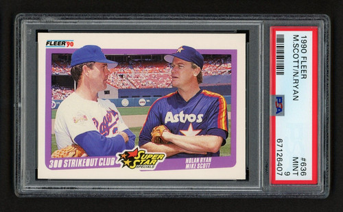 1990 300 Strikeout Club: Nolan Ryan / Mike Scott #636